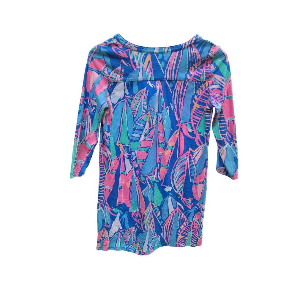 Small Lilly Pulitzer "Ali" tunic dress in "Out to Sea." - Picture 2 of 3
